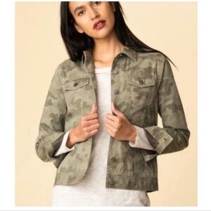 ATM Sage Green Camouflage Large Denim Jacket